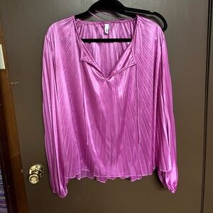 Pleated Blouse size L